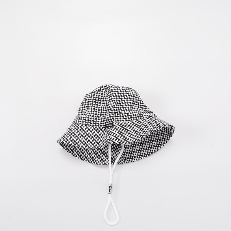 Wholesale Cotton Plaid Leopard Bucket Hat